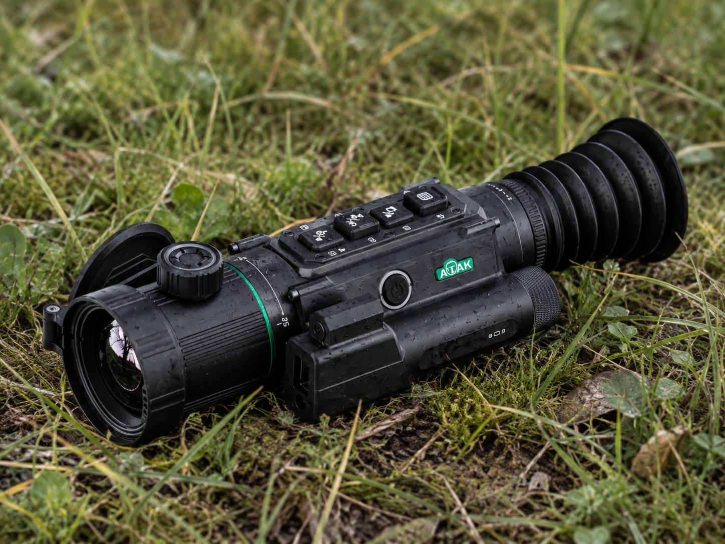 Тепловизионный прицел ATAK ET36Z-2550LRF с переменным фокусным расстоянием F25/F50, дальномером и автобаллистикой