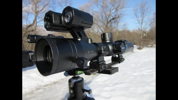 Цифровой прицел ночного видения Pard DS35-70RF. Стрельба по гонгам в ветер