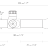Оптический прицел Hawke Sidewinder 8-32x56(SR Pro) - фото 2