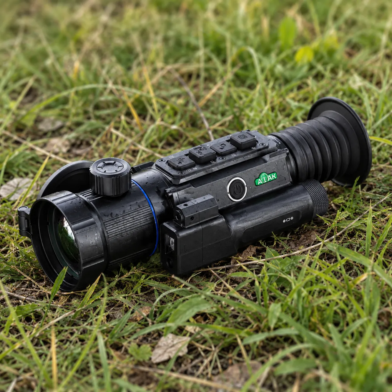Тепловизионный прицел ATAK ET36Q-50 LRF с дальномером и крелением на планку Picatinny
