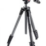 Штатив Manfrotto Compact Advanced , с встроенной 3D головой, чёрный (MKCOMPACTADV-BK) - фото 1