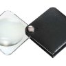 Лупа складная двояковыпуклая Eschenbach classic, O 50 мм, 3.5х (10.0 дптр), цвет черный, форма квадратная - фото 1