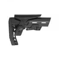 Облегченный телескопический приклад с подщечником Alpha CP Com Spec (K.Arma Alpha-CP) Black - миниатюра