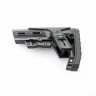 Облегченный телескопический приклад с подщечником Alpha CP Com Spec (K.Arma Alpha-CP) Black 2