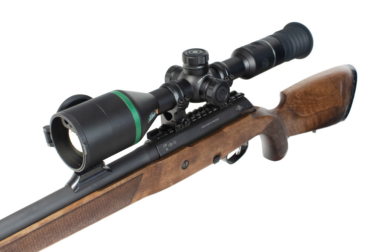 Тепловизионный прицел ATAK ET46-50LRF Tube (с дальномером и кольцами 30 мм на Picatinny) Тепловизионный прицел ATAK ET46-50LRF Tube (с дальномером и кольцами 30 мм на Picatinny) - фото 1