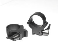 Крепления Warne 7.3/22 для прицелов 1" 25,4 мм QD High (722LM) - миниатюра