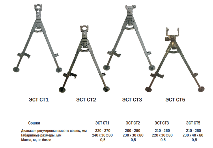 Сошки ЭСТ СТ5 Сошки ЭСТ СТ5 - фото 1