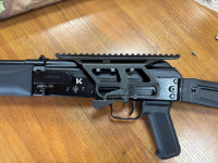 Кронштейн БелОМО Сайга-Weaver стальной удлинённый - миниатюра